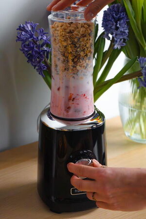 Smoothie mixér Huslog 500W černý