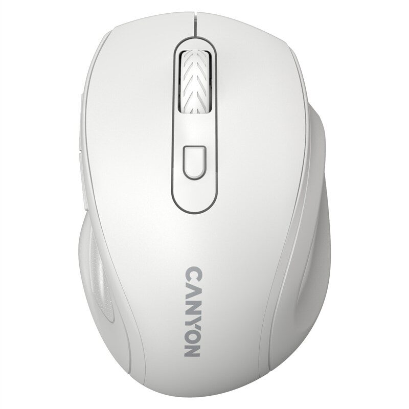 Myš Canyon OnClick 20 bezdrátová / 6 / 1600DPI - bílá