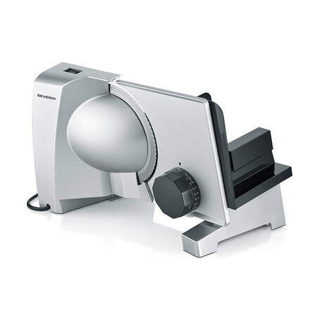 Kráječ Severin, AS 3917, UNI, elektrický, nastavitelná tloušťka řezu, nerezová
čepel, 130 W