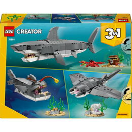 LEGO® 31381 Creator 3v1 Divoký žralok a truhla s pokladem