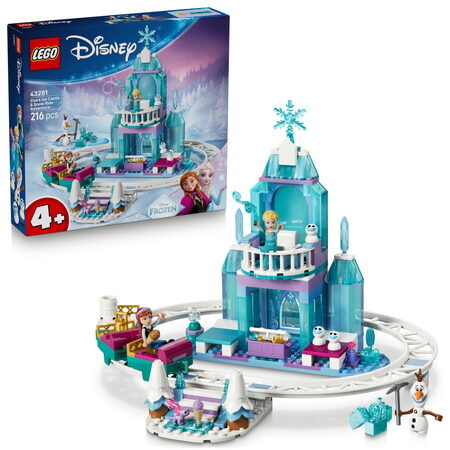 LEGO® 43281 Disney Ledové království Elsin ledový palác a jízda na sněhu