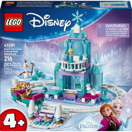 LEGO® 43281 Disney Ledové království Elsin ledový palác a jízda na sněhu