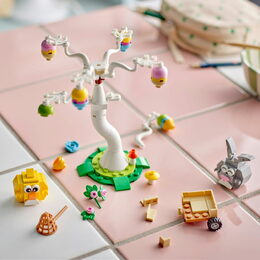 LEGO® 40808 Iconic Velikonoční zajíček, kuřátko a sběr vajíček