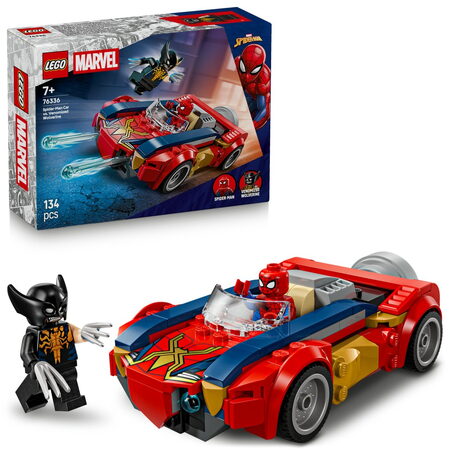 LEGO® 76336 Marvel Spider-Man a auto vs. venomizovaný Wolverine