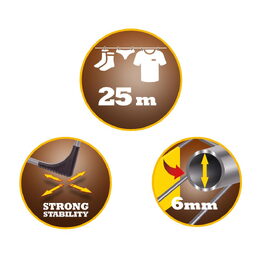 LT8101 SUŠÁK NA PRÁDLO 25M LIRKO LAMART