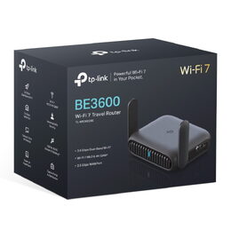 WiFi router TP-Link TL-WR3602BE cestovní, BE3600, WiFi 7, 1x 2,5GWAN, 1x GLan, USB, 2,4/5GHz