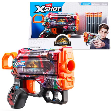X-SHOT Jurský svět -  Menace (8 nábojů)