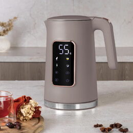 BERLINGERHAUS Rychlovarná konvice s regulací teploty digitální 1,7 l Taupe Collection BH-9736sleva