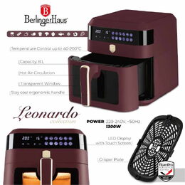 BERLINGERHAUS Horkovzdušná fritéza digitální 6,3 l Leonardo Collection BH-9687sleva