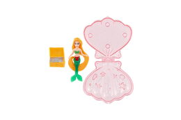 Mořská panna plast 10cm s doplňkem mix druhů v mušli 11x5x10cm 12ks v boxu