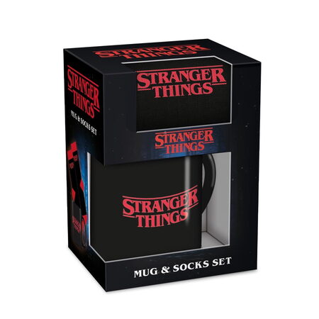 Stranger Things dárkový set (hrnek a ponožky)