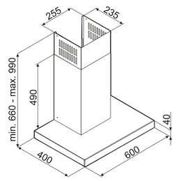 Odsavač par Guzzanti GZ 600B, 5 LET ZÁRUKA (GZ600B)