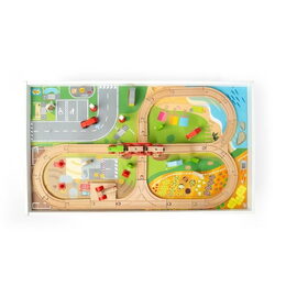 Hračka Bigjigs Rail Dřevěná vláčkodráha a stůl