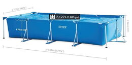 Bazén s konstrukcí - obdelník