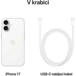 Mobilní telefon Apple iPhone 17 256GB bílý