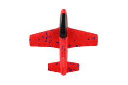 Teddies Letadlo házecí polystyren 17cm 2 barvy na kartě