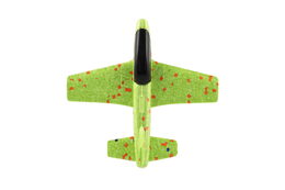 Teddies Letadlo házecí polystyren 17cm 2 barvy na kartě