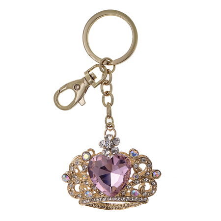 Přívěsek na klíče zlatá koruna