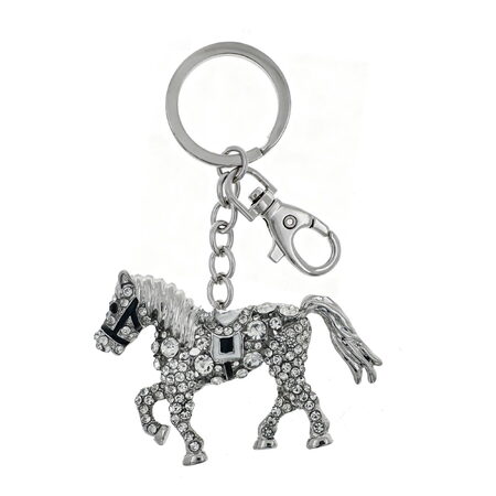 Přívěsek na klíče stříbrný kůň