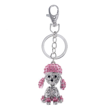 Přívěsek na klíče stříbrný pes