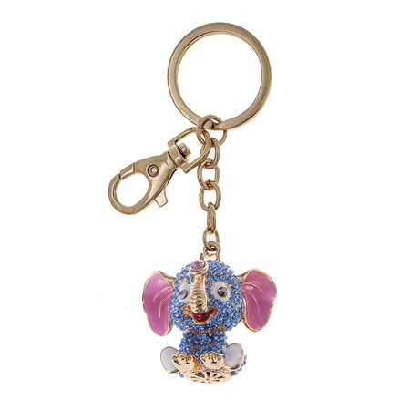 Přívěsek na klíče zlatý slon