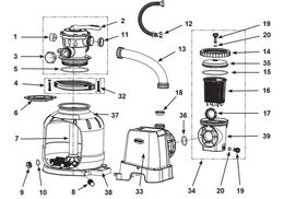 Pískové čerpadlo 11,3m3/hod