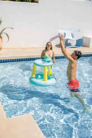 Nafukovací hra Velký basketbalový koš