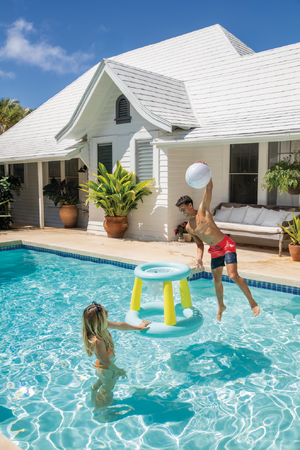 Nafukovací hra Velký basketbalový koš