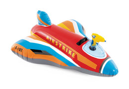 Nafukovací stíhačka s vodní pistolkou