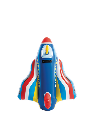 Nafukovací stíhačka s vodní pistolkou