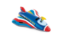 Nafukovací stíhačka s vodní pistolkou