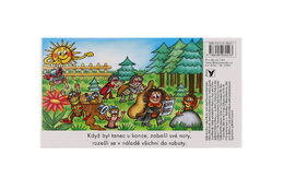 Knížka Leporelo Kočka leze dírou - Václav Bláha 16x9cm