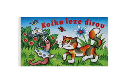 Knížka Leporelo Kočka leze dírou - Václav Bláha 16x9cm