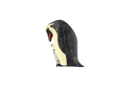 Tučňák císařský s mládětem zooted plast 6cm v sáčku