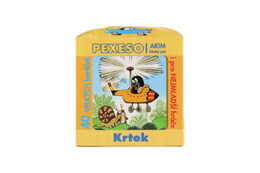 Pexeso Krtek MAXI papírové společenská hra 40 velkých kartiček v krabičce 8x8x9cm