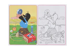 Omalovánky Krtek a autíčko A4