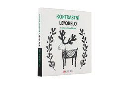 Knížka Kontrastní leporelo Roztomilá zvířátka 15,5x15cm 0m+