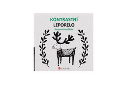 Knížka Kontrastní leporelo Roztomilá zvířátka 15,5x15cm 0m+
