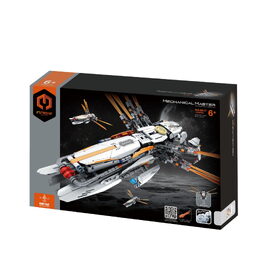 Stavebnice iM.MASTER vesmírná loď s mechanickým pohonem plast 1229 dílků v krabici 40x27x9cm