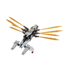 Stavebnice iM.MASTER vesmírná loď s mechanickým pohonem plast 1229 dílků v krabici 40x27x9cm