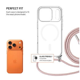 MagPure Neck iPhone 17 Pro růžová FIXED