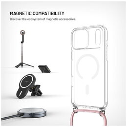 MagPure Neck iPhone 17ProMax růžováFIXED
