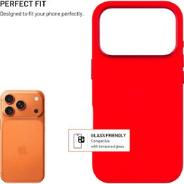 Magflow iPhone 17 Pro červený FIXED