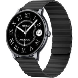 Slim se silikonovým řemínkem ČernáARMODD