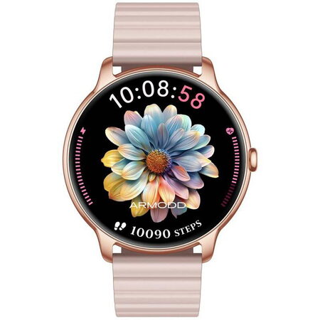 Slim se silikonovým řem.Rose gold ARMODD
