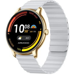 Slim se silikonovým řemínkem ZlatáARMODD