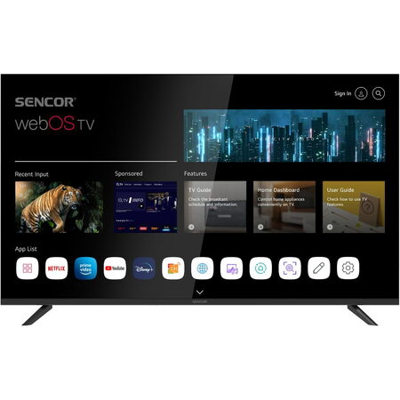 SLE 43FS804B WEBOS SMART TV SENCOR