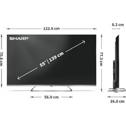 55JP7265E QLED MiniLED GOOGLE TV SHARP