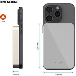 PWB MagZen 10 Crystal,Qi2,titanová FIXED