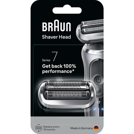 NÁHRADNÍ HLAVICE SERIE 7 STŘÍBRNÁ BRAUN